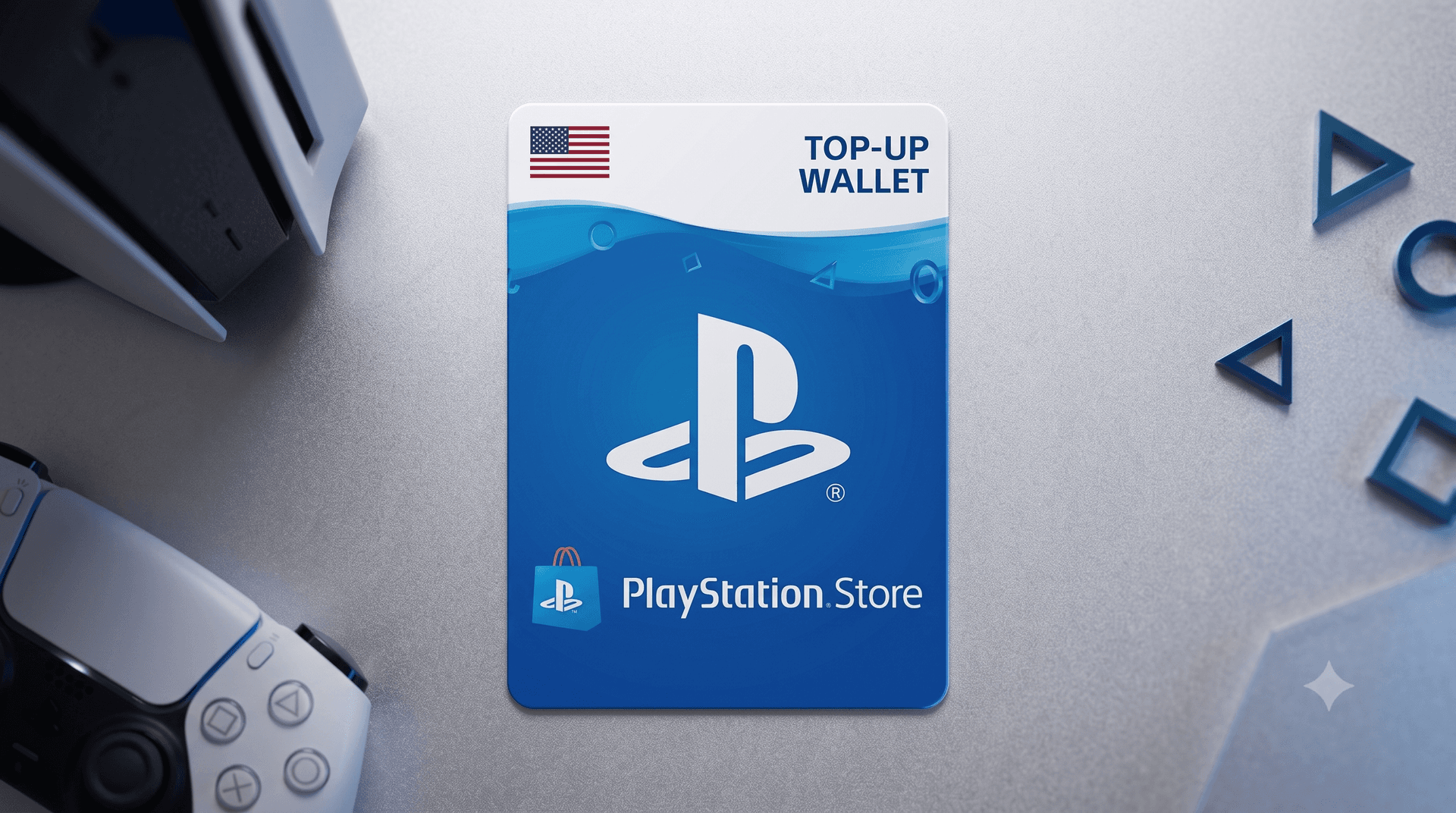Пополнение кошелька PlayStation Store (США)
